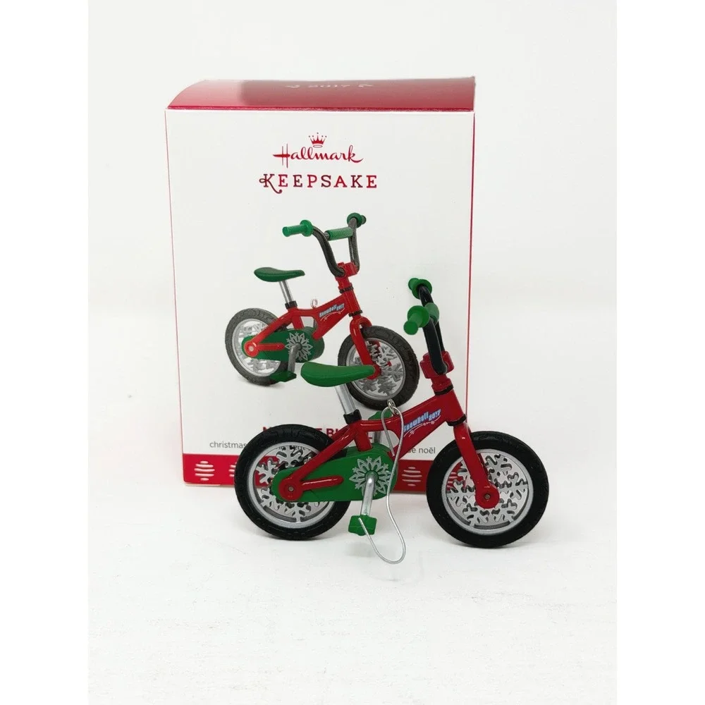 Hallmark Keepsake My First Bicycle 2017 Christmas Ornament Red Bike QGO1592